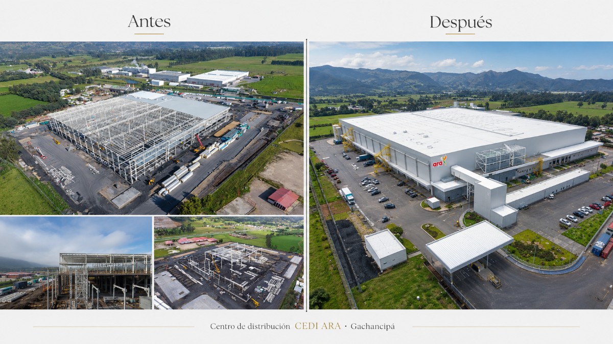 Centro de Distribución Cedi Ara — antes y después